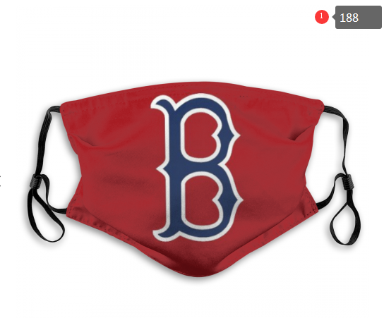 MLB Boston Red Sox #4 Dust mask with filter